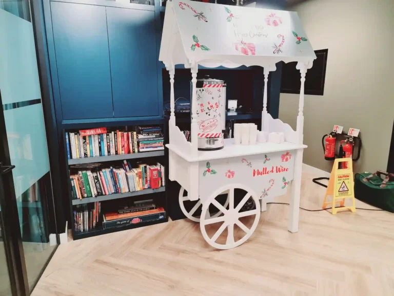 In store events mulled wine hire